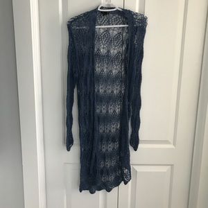 Long Crochet Cardigan